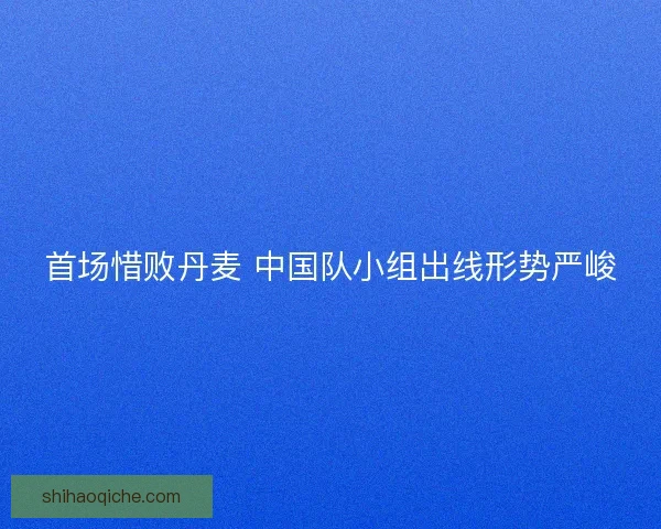 首场惜败丹麦 中国队小组出线形势严峻